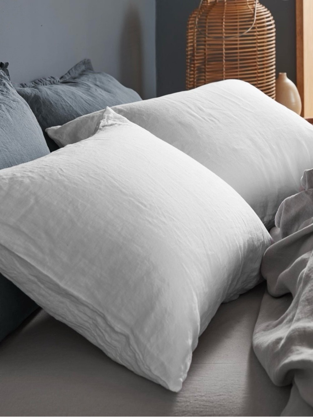 Parachute Home King size linen pillowcases 2 count